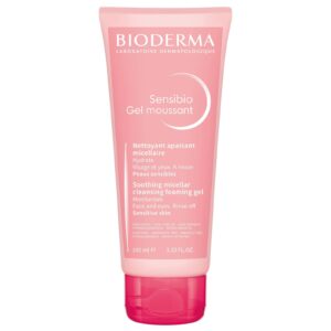 Bioderma Sensibio Micellar Cleansing and Makeup Removing Foaming Gel for Sensitive Skin - 3.33 fl.oz.